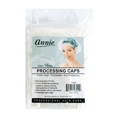 bonnet de douche transparent annie 