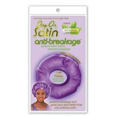 bonnet extra large anti casse stay on satin