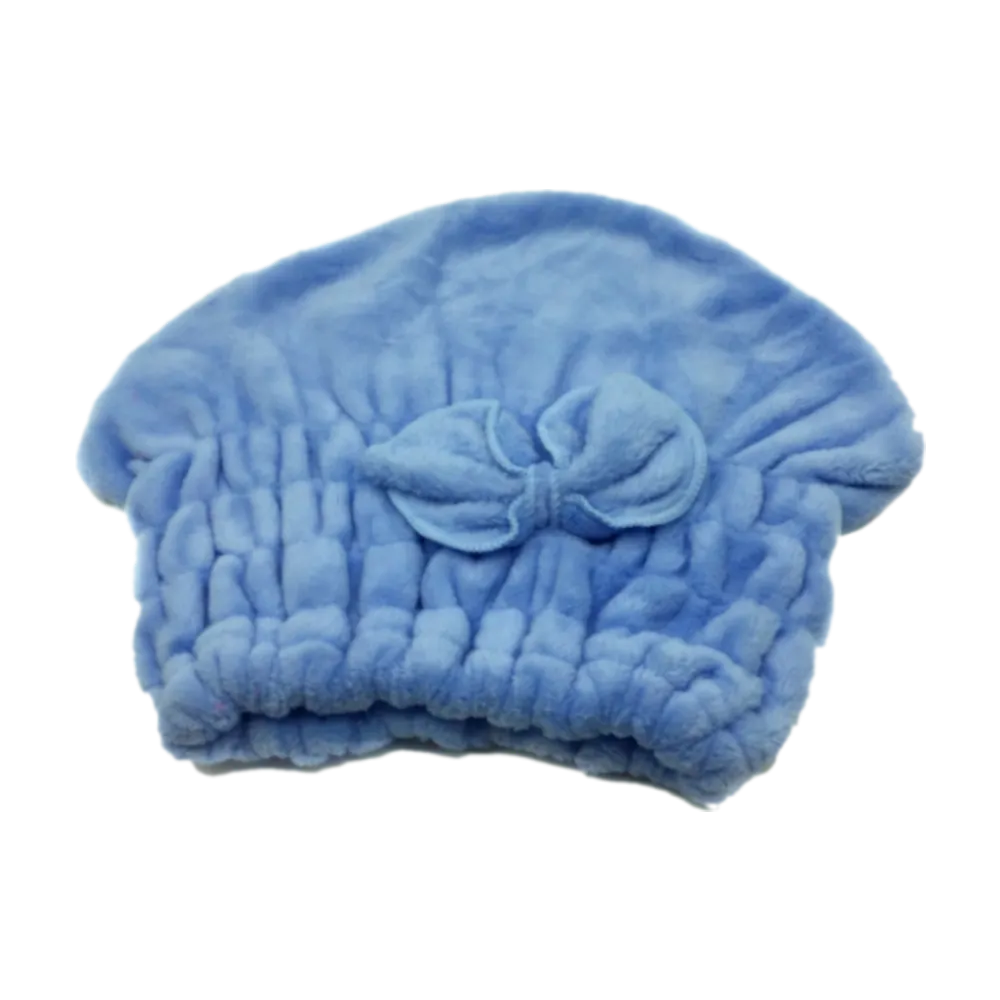 bonnet microfibre bleu