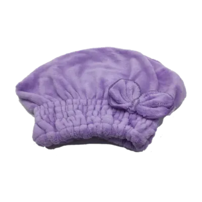 bonnet microfibre violet