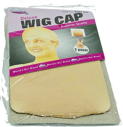 Bonnet perruque beige