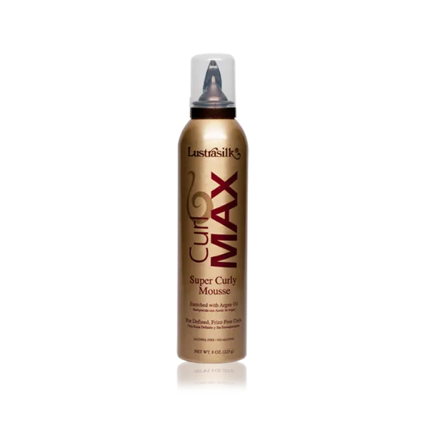 Mousse pour cheveux bouclés