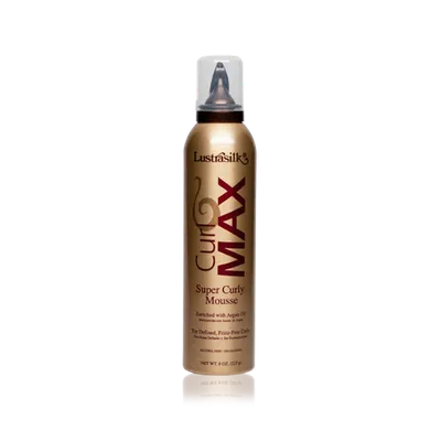 Mousse pour cheveux bouclés