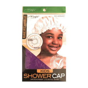 bonnet de douche enfant violet magic collection