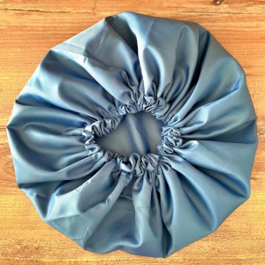 Bonnet de douche lavable et réutilisable bleu kalavy