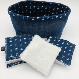 lingette lavables eponge bambou petit bateau 1