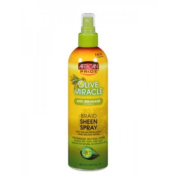 Braid sheen spray anti breakage 