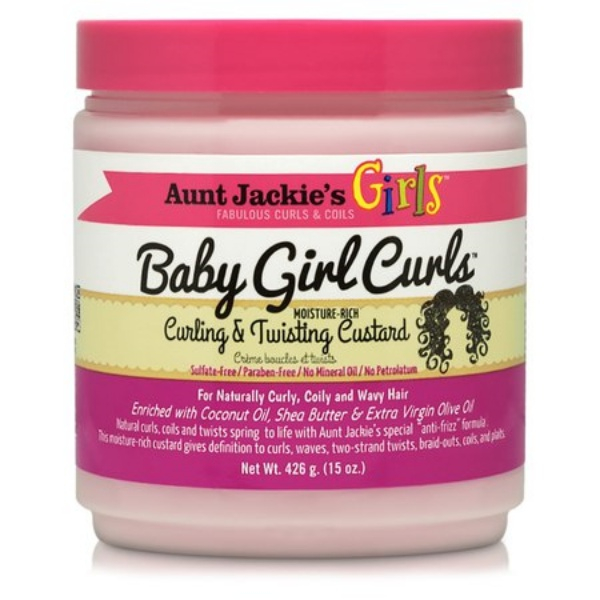 crème boucles - baby girl curls - aunt jackie's