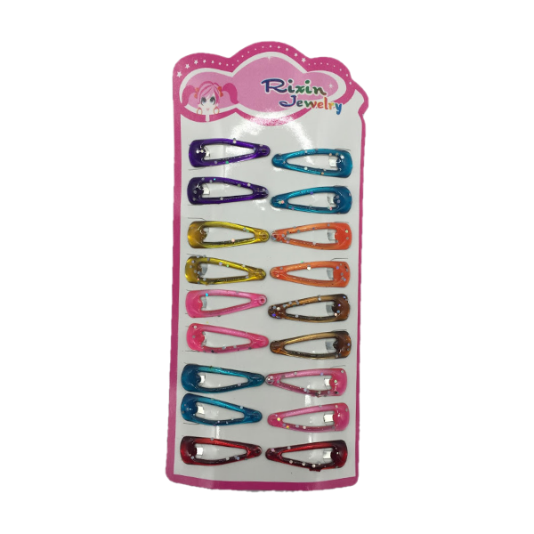 lot de 18 barrettes 