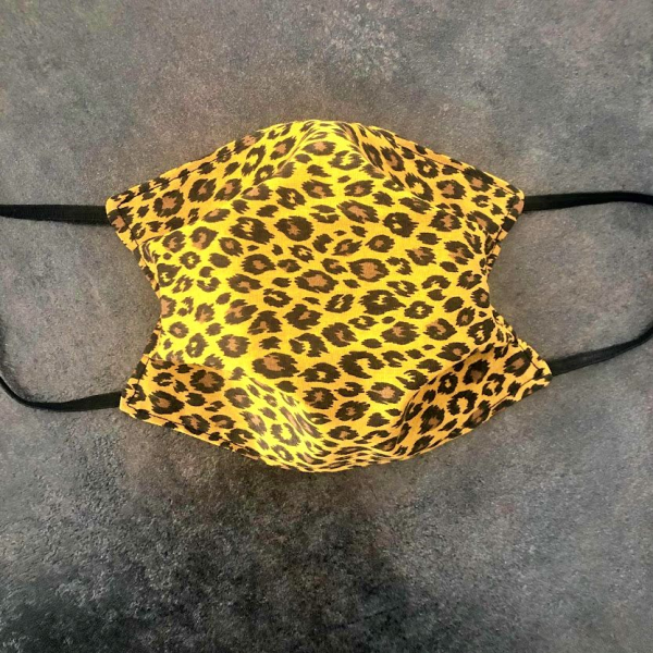Masque en tissu léopard kalavy