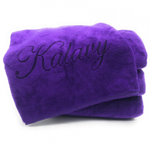 serviette violet kalavy