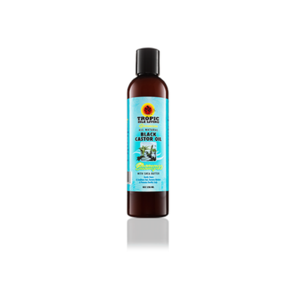 Shampooing black castor oil tropic isle 